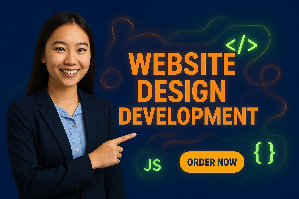 I will build a custom responsive website design with animations and clean code