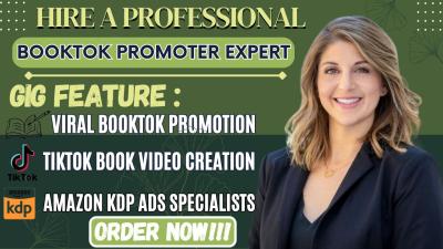 I will create viral booktok video to promote your ebook or KDP book