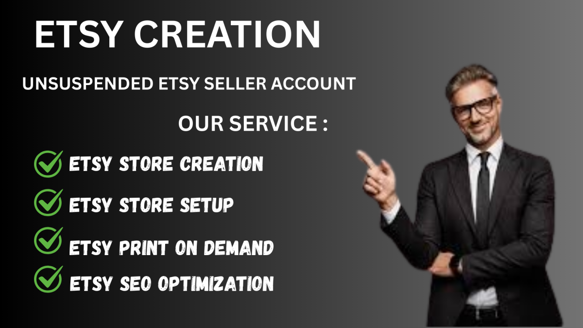 I will do Etsy shop setup, Etsy shop creation, Etsy listing optimization and SEO