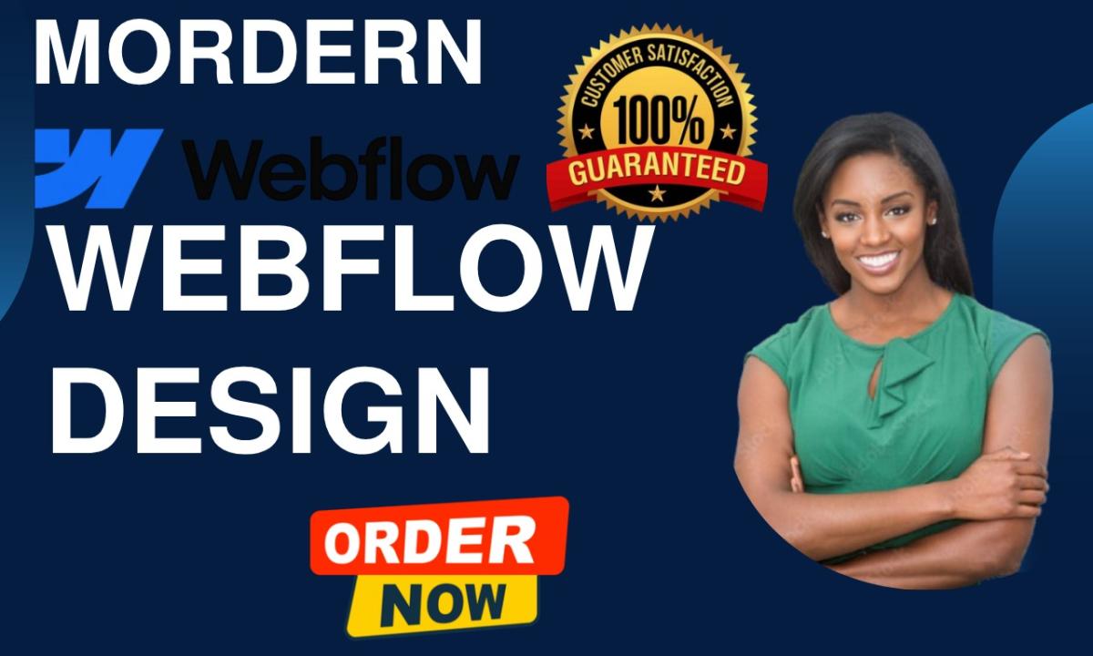 I will design redesign webflow website webflow developer webflow expert