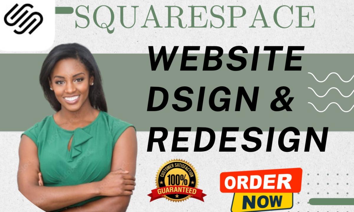 I will do squarespace website design redesign squarespace website squarespace website