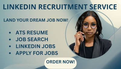 I will source top talent post jobs match candidates as your linkedin recruiter