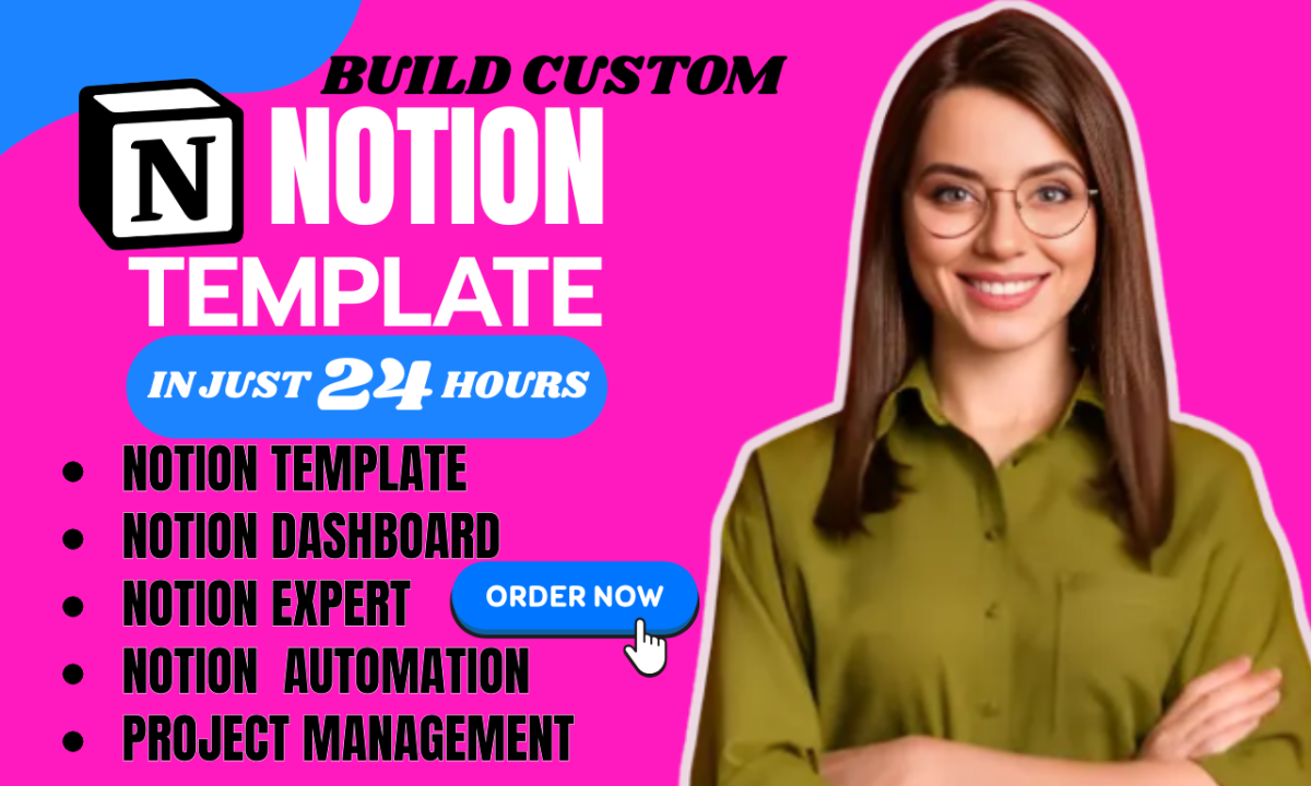 I will do notion dashboard notion ai automation notion workspace expert notion template