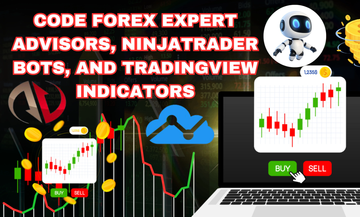I will code forex expert advisors, ninjatrader bots, and tradingview indicators