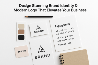 I will elevate your brand with creative art direction and stunning design
