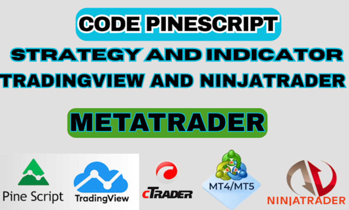 I will code your strategy using pine script, ninjascript, metatrader, ctrader, and nt8