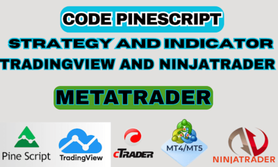 I will code your strategy using pine script, ninjascript, metatrader, ctrader, and nt8