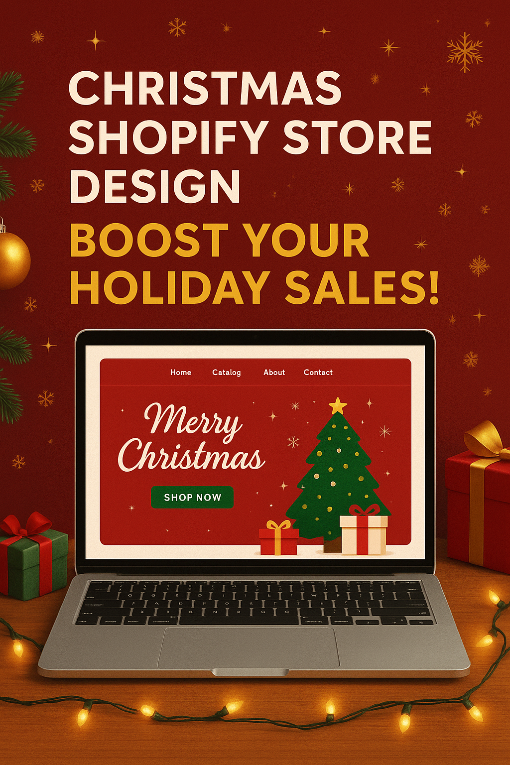 I will design festive christmas shopify store with high converting holiday theme