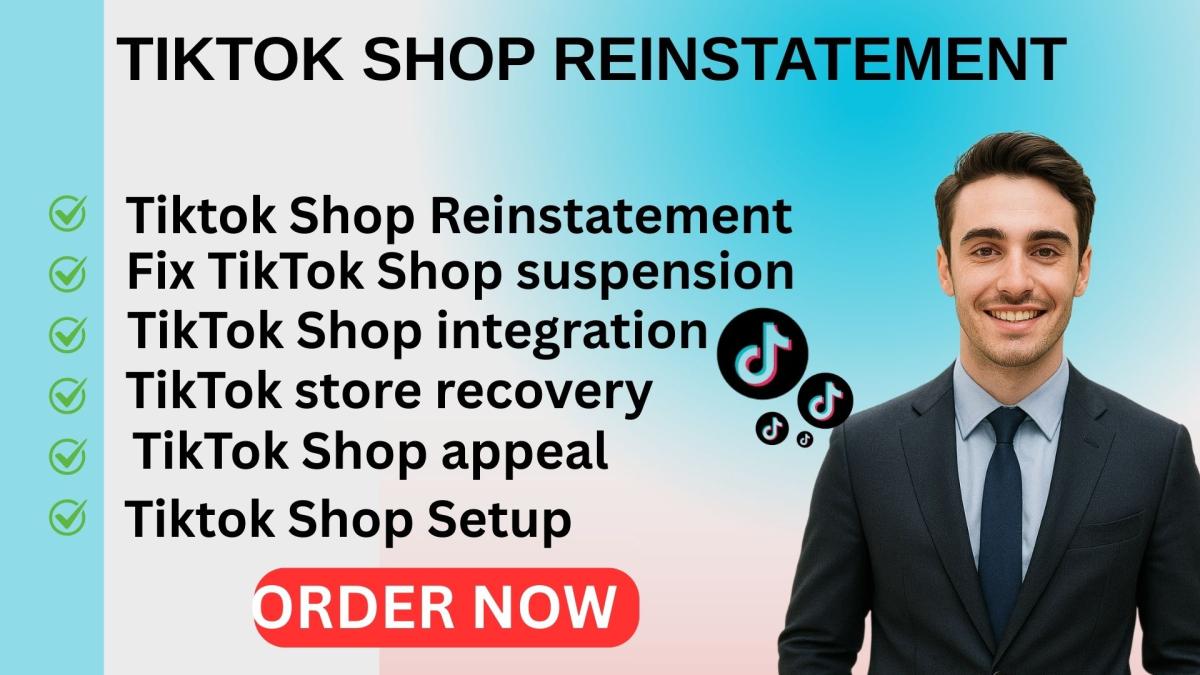 I will create USA tiktok shop for non resident setup tt shop business representative