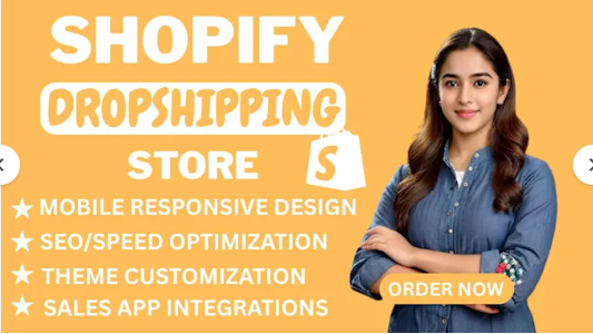 I will edit shopify dropshipping store design redesign seo revamp update