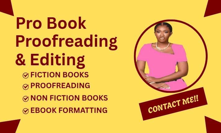 I will proofread edit format developmental book memoir fiction nonfiction christian book