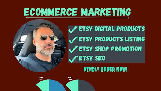 I will do etsy digital product listing, etsy shop promotion, etsy SEO account creation