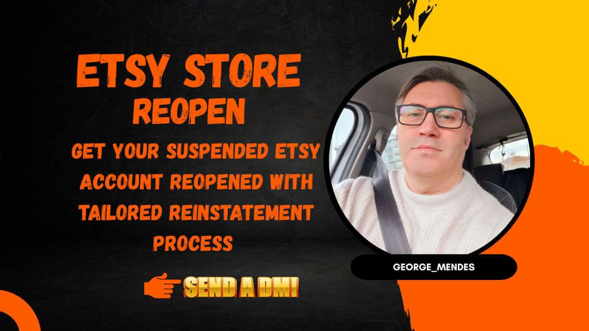 I will do etsy reinstatement appeal letter for etsy suspension etsy reopen