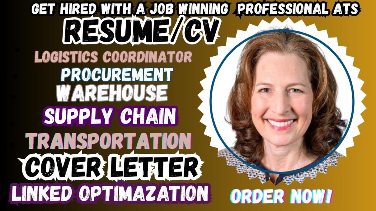 I will write a professional job winning ats resume for logistics or supply chain