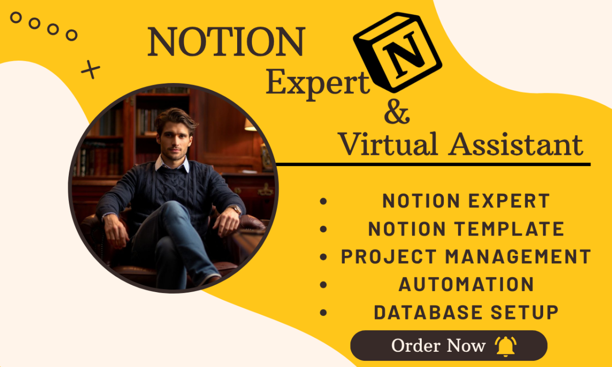I will notion expert notion template as creative virtual assistant and notion now