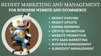 I will manage reddit post to promote app crypto product link article brand marketing