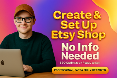 I will create your verified etsy account, etsy seller account, selfie etsy verification