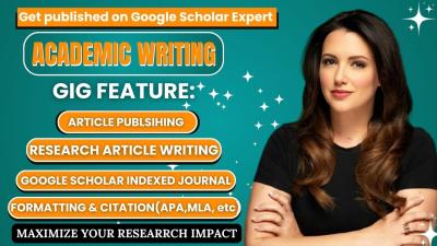 I will increase your google scholar citation in a top ranking index journal