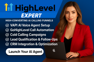 I will vapi ai retell ai calling agent vapi gohighlevel voice agent for cold calling