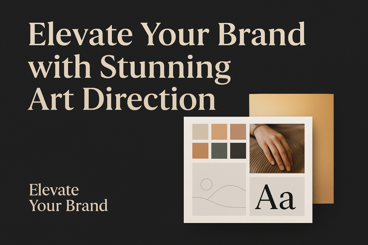 I will elevate your brand with creative art direction and stunning design