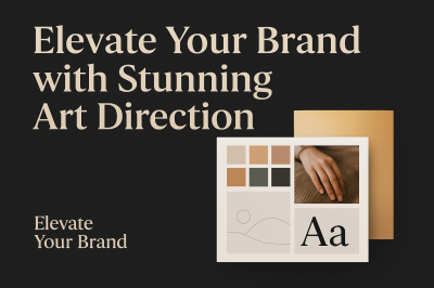 I will elevate your brand with creative art direction and stunning design