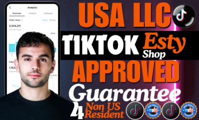 usa llc tiktok shop setup create esty store ein number for non us resident