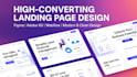 I will design high converting saas landing page that fixes low conversions and poor UX