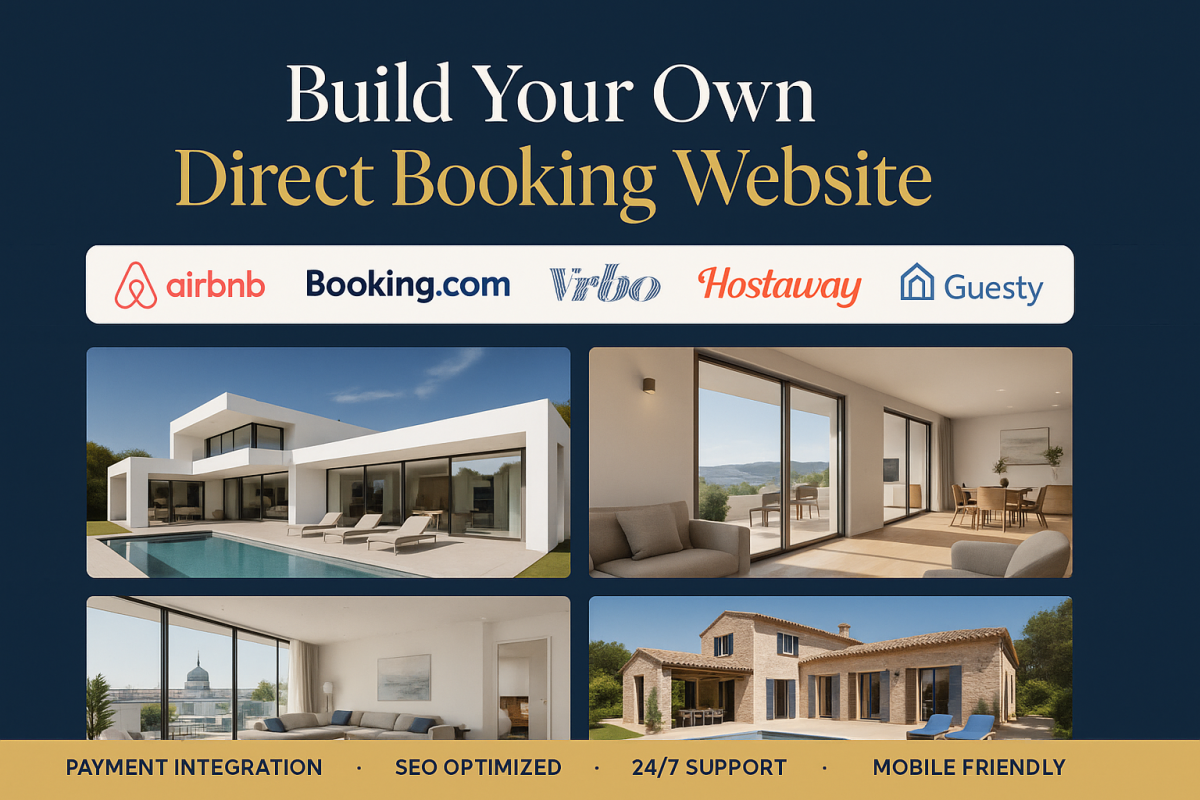I will setup hotel booking direct booking website short term rentals airbnb website
