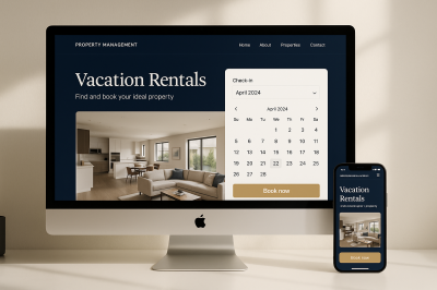 I will build property management and vacation rental website with booking on wordpress