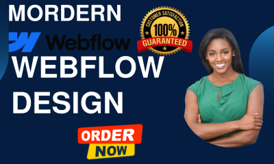 I will design redesign webflow website webflow developer webflow expert