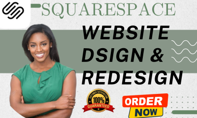I will do squarespace website design redesign squarespace website squarespace website