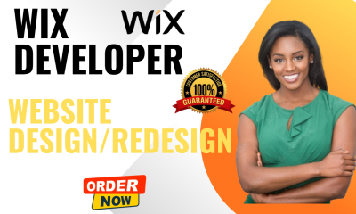 I will build wix website wix website design or redesign wix landing page wix SEO