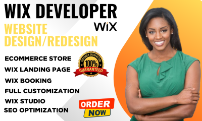 I will design wix studio or editor copy clone wix website fix bugs wix website design