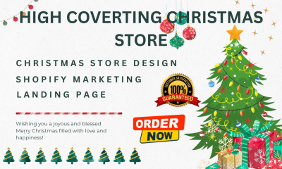 I will create shopify christmas dropshipping store increase shopify marketing sales