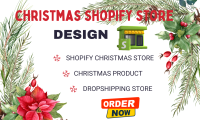 I will build christmas dropshipping store christmas shopify store store design