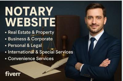 I will design a lawyer, law firm, attorney, notary wordpress website