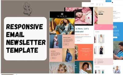 design HTML email template HTML newsletter email signature mailchimp newsletter