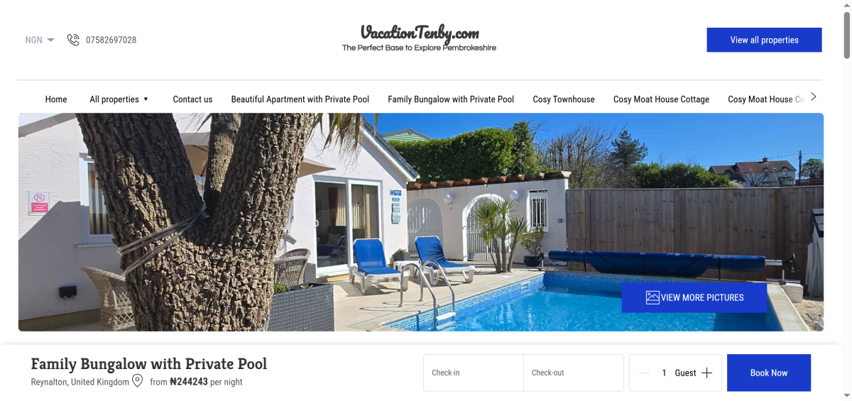 I will create vacation rental website airbnb short term direct booking website lodgify