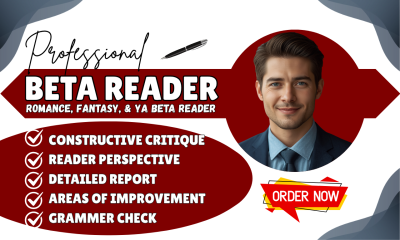 I will beta read your critique manuscript alpha read romance, sci fi, beta read fantasy