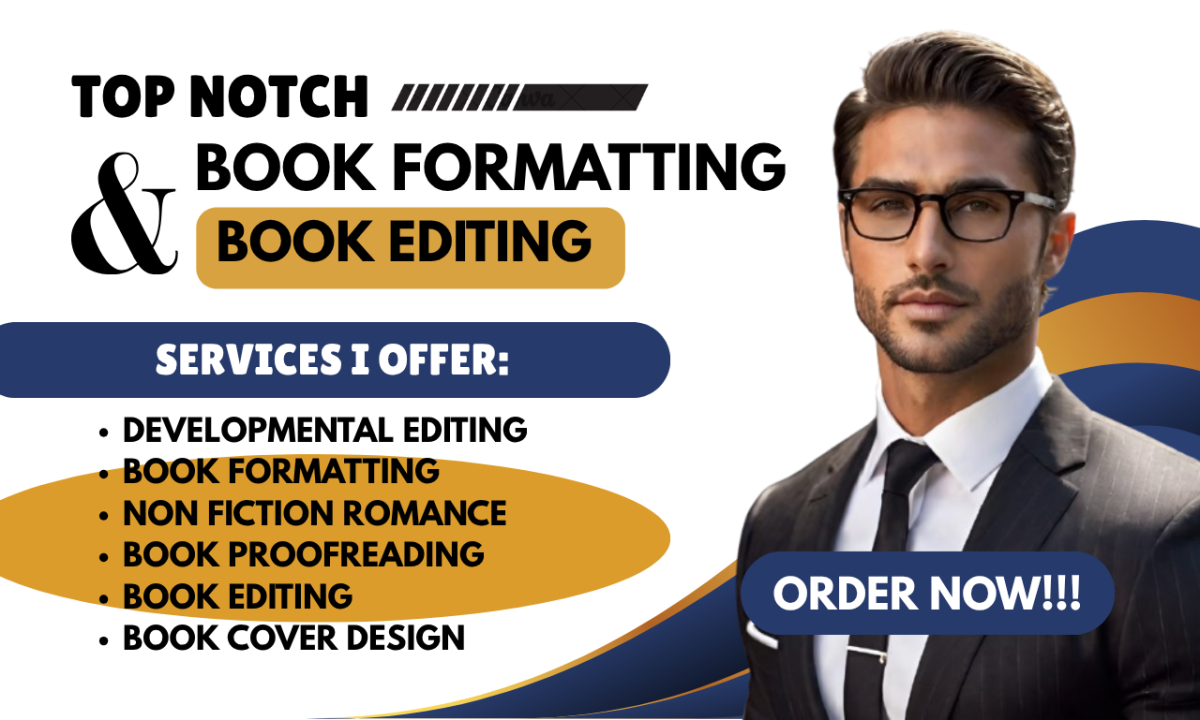 I will developmental edit, proofread, format a romance novel for nonfiction ghostwriter
