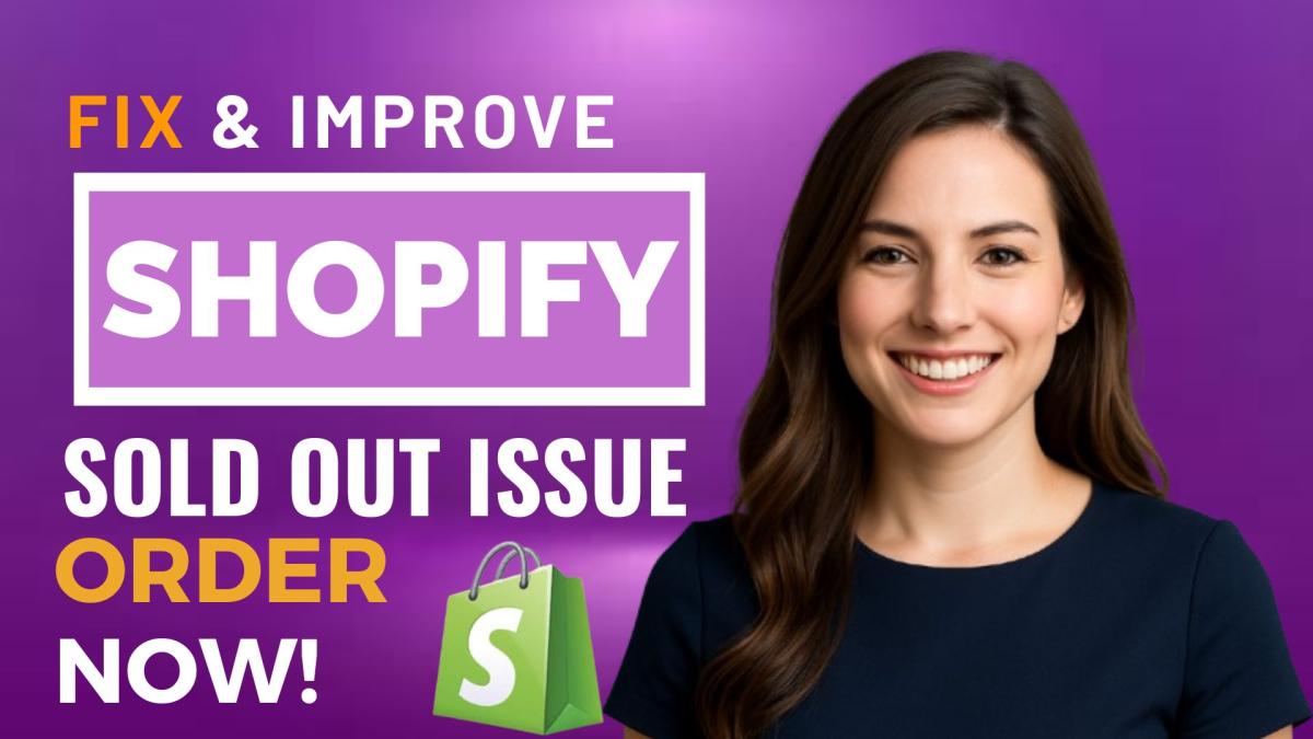 I will fix Shopify sold out issue, Shopify bug, checkout customization, product upload, and manager