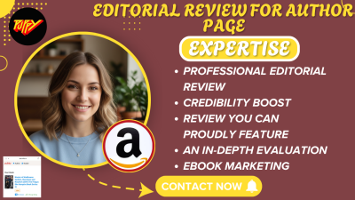 I Will Increase Your Book Credibility Through Editorial Review
