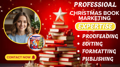 I Will Effectively Edit, Format, and Publish Your Christmas Book Manuscript on Amazon
