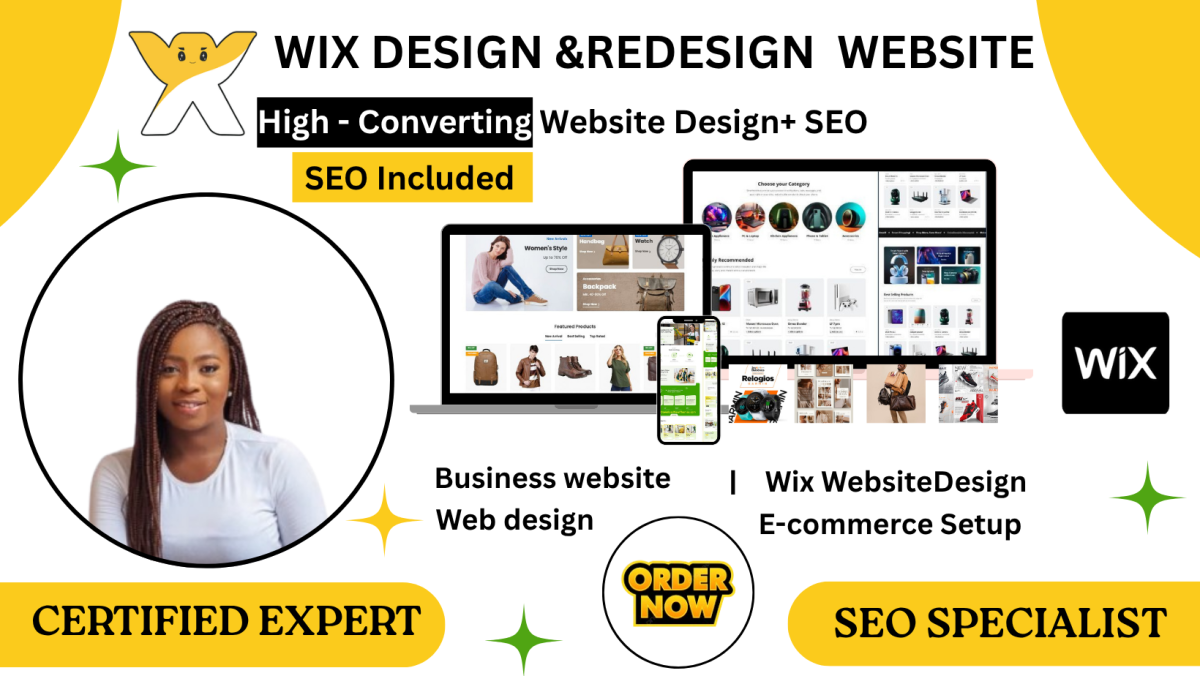 I will do Wix Website Design Redesign Business Wix Website Website Development