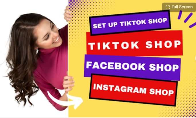 I will set up TikTok Shop, Instagram Shop, Facebook Shop, Shopify Dropshipping Store