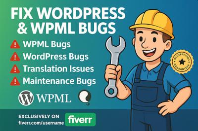 I will fix landing page errors, DNS, SSL issues, update plugins, speed up your website