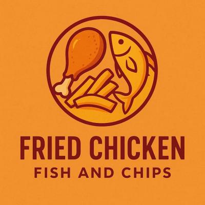 I will design fried chicken, fish and chips restaurant logo for your brand and company