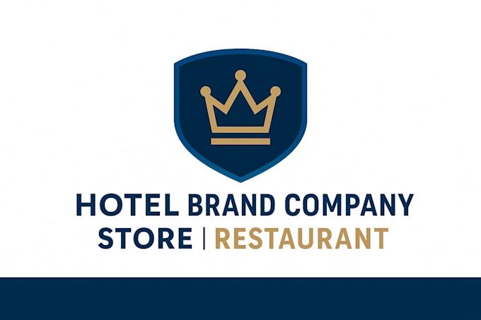 I will design an aesthetic pro logo for your hotel, brand, company, store, restaurant, shop
