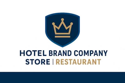 I will design an aesthetic pro logo for your hotel, brand, company, store, restaurant, shop