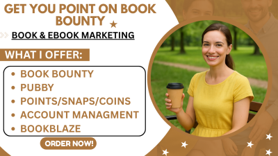 I will help you get points on BookBounty